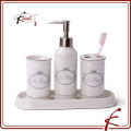 ceramic bathroom accessories set four